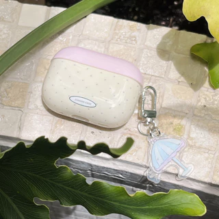 สไตล์เรียบง่ายสาวซิลิโคนสําหรับ AirPods1 2 สําหรับ AirPods 3 สําหรับ AirPods Pro หูฟังอุปกรณ์เสริมน่ารักสีชมพูร่มสุนัขจี้