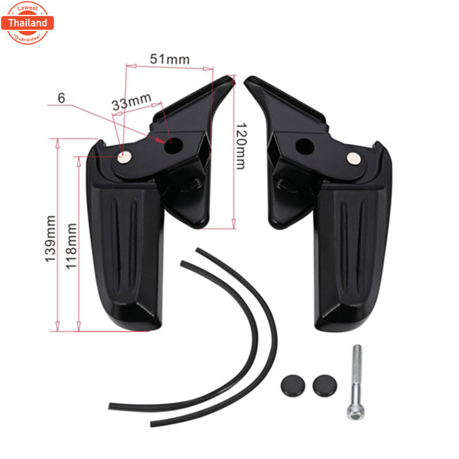 พักเท้าเวสป้า พักเท้าหลัง ที่พักเท้า สําหรั Vespa รุ่นSprint,Primavera ,LX ,S