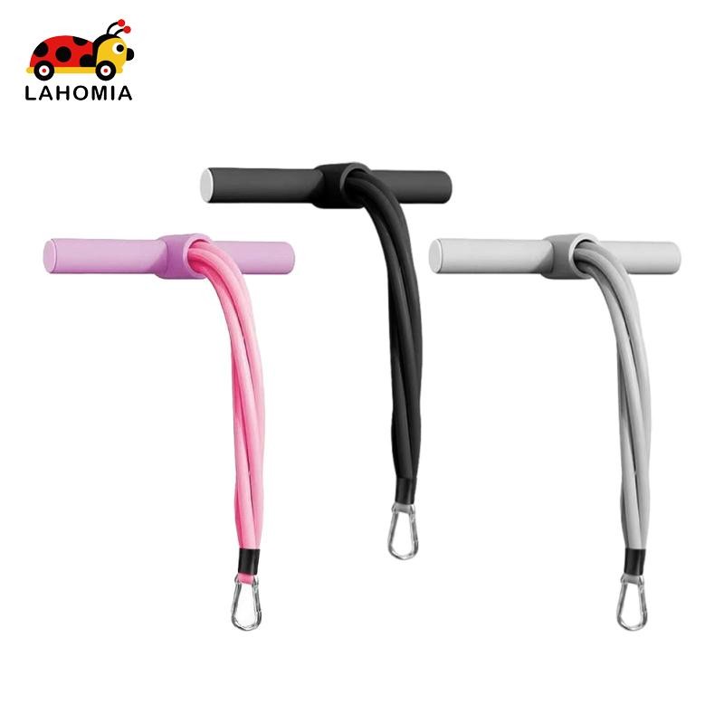 [Lahomia] สายยืด-resistance band มือจับโฟม พกพาสะดวก สำหรับการซิทอัพ และออกกำลังกาย