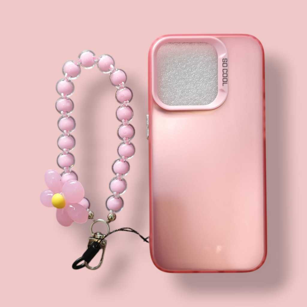 [ Oppo A3S / A5S / A1K / A39 / A57 Case ] Softcase Premium Luxury IMD Korean Candy + Pearl Flower St