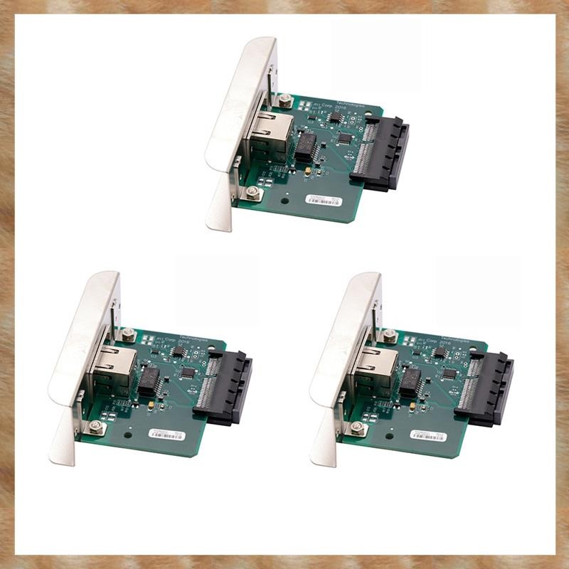 [KYG] การ์ดเครือข่ายเซิร์ฟเวอร์พิมพ์อีเธอร์เน็ตภายใน 3X สําหรับ ZT210 ZT220 ZT230 ZT610