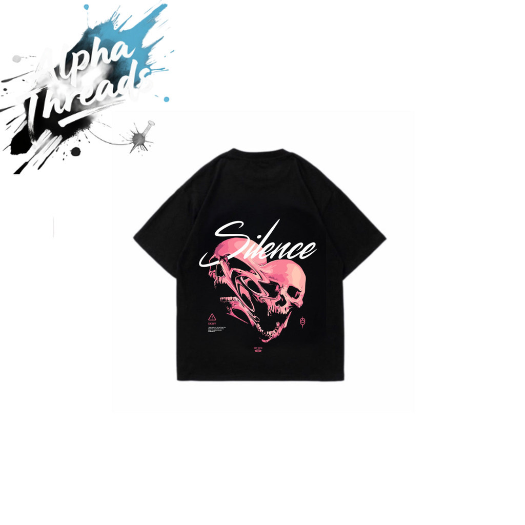 (จัดส่งตลอด 24 ชั่วโมง)Alpha Threads (เก็บเงินปลายทาง) เสื้อยืดคอตตอนใหม่ คอกลม สไตล์ลำลอง