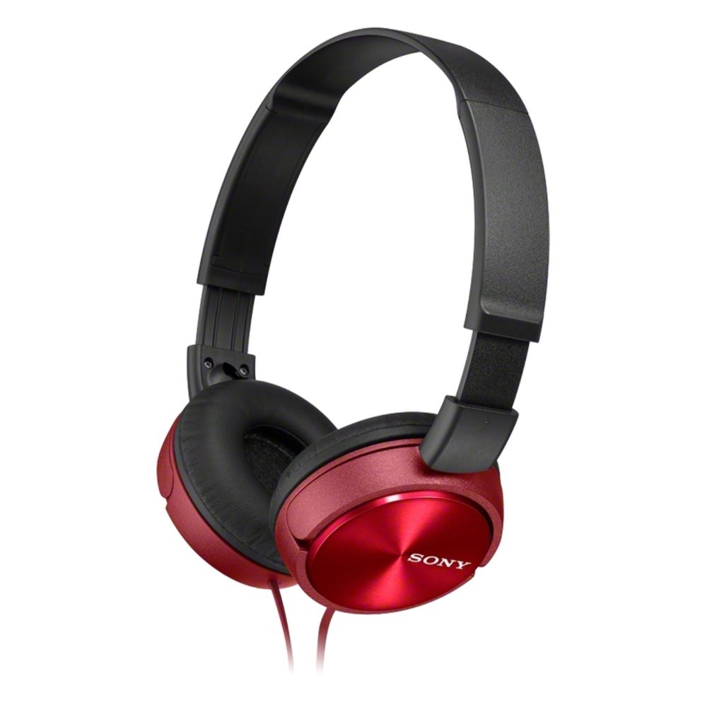 Sony Headphones MDR-ZX310: Closed-back Foldable Red MDR-ZX310 R