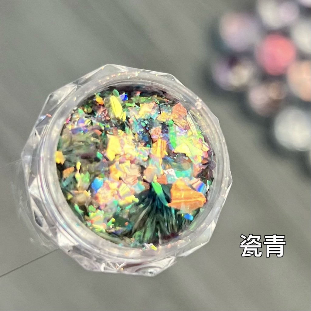 ผงโอปอลกระพริบญี่ปุ่นบางเฉียบPolarized Phantom Edelweiss Powder Cloud Brocade Powderเล็บเลื่อม ราคา ถูกที่สุด ดีลบีเคเค แกลเลอรีภาพที่ 9