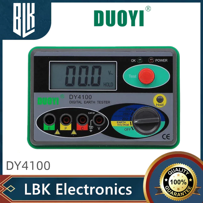 แท้ ส่งจากไทย DY4100 รุ่นใหม่ เครื่องวัดฉนวนดิจิตอล Megger Meter Earth Resistance Ohm Tester
