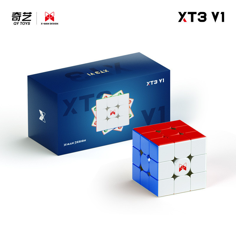 奇艺新品XT3V1赛事级三阶魔方可视化11档弹力徒手可调比赛专用