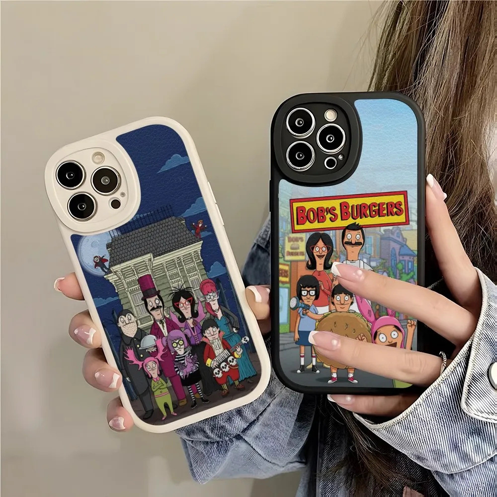 DY-1 B-Bobs B-Burgersเคสโทรศัพท์สําหรับIphone 17,15 14 13 Pro Max 12 11 Mini X Xr Xs 7 8 Puls Lambsk