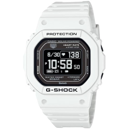 Casio G-Shock Watch G-SQUAD Heart Rate Monitor   DW-H5600-7JR  White
