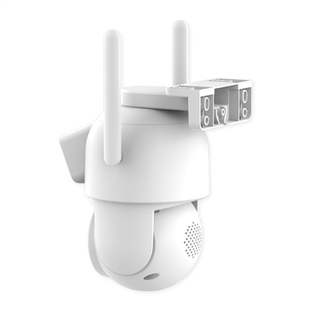Tuya กล้องวงจรปิดภายนอก 2 เลนส์ 4MP เชื่อม Wi-Fi (Q29) ปรับหมุนกล้องได้ หมุนตามคน สื่อสารสองทาง แจ้งเตือนเข้าแอป