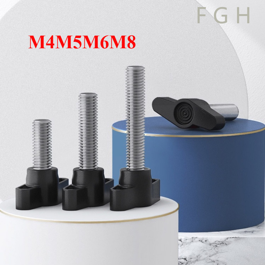 [FGHSB-1-Y] M4 M5 M6 M8 น็อต ลูกบิด ด้ามจับ มือหมุน ตัวที T สแตนเลส 304 / T GRIP KNOB BOLT SUS304