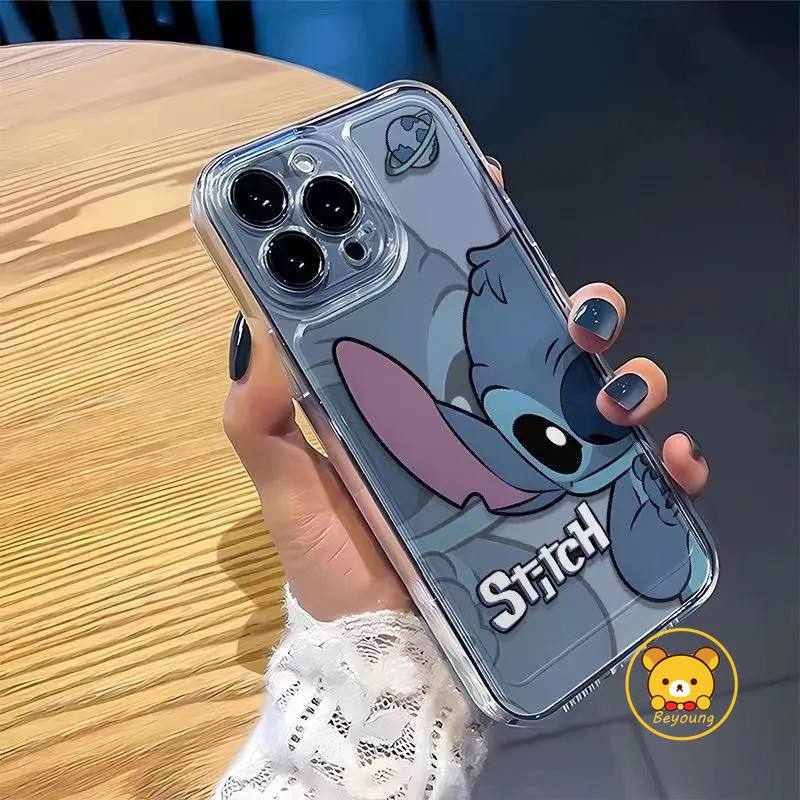 SAMSUNG ใหม่stitch Shyน่ารักเคสโทรศัพท์สําหรับSamsung Galaxy S25 Ultra S25 + S24 FE 5G C55 A82 5G A8
