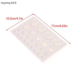 Myoloy 25 Cavity Love แม่พิมพ์ซิลิโคน DIY รูปหัวใจเค้กแม่พิมพ์ Pastry Fondant ช็อกโกแลตเค้กตกแต่งเครื่องมือเบเกอรี่อุปกรณ์เรซิ่น Mould TH