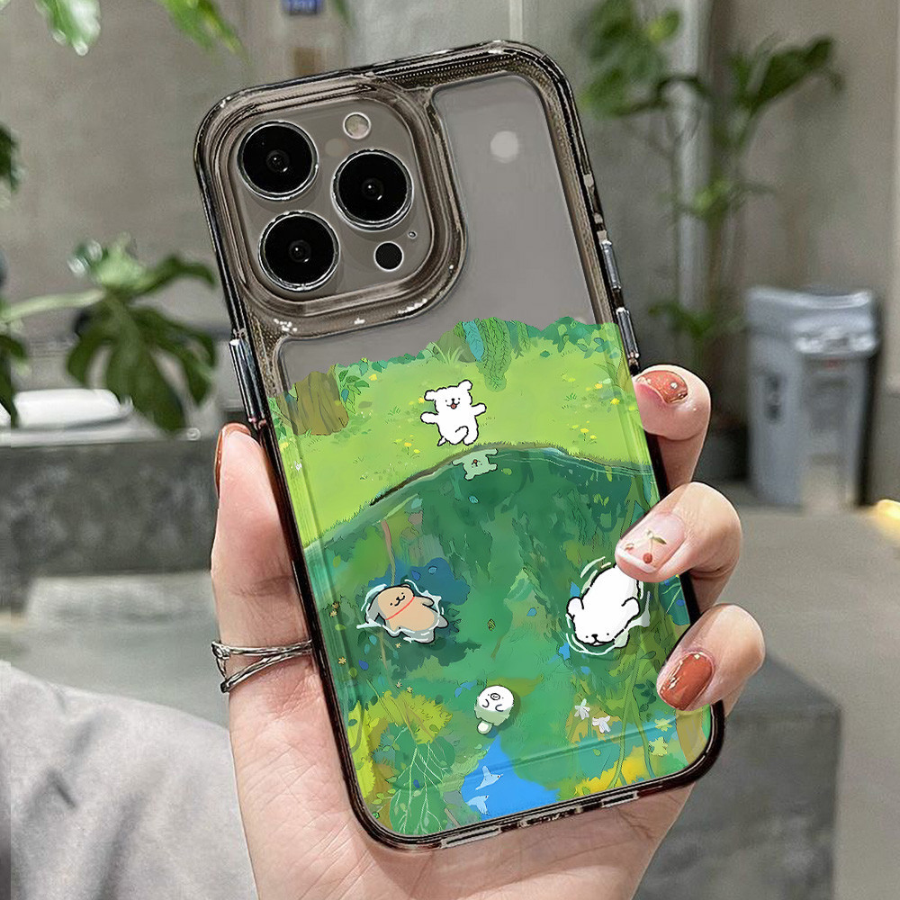 ❤️9-19บาท❤️เคสโทรศัพท์ เคส for iPhone 11 13 14 15 12 Pro Max XR 7 8 Plus XS Max เคสไอโฟน11 Space Tpu เคสขอบนุ่มบางพิเศษ ราคา ถูกที่สุด ดีลบีเคเค แกลเลอรีภาพที่ 5