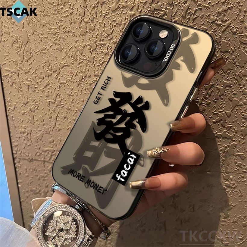 ข้อความจีนรูปแบบเคสโทรศัพท์สําหรับxiaomi 14 13 13T Pro 12X 12S 11 Lite Poco M6 X6 X5 M3 X3 Pro NFC M5S C40 C55 C65 C31 Matte hard Cover