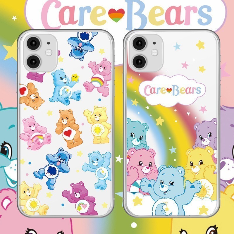 🌈-พร้อมส่งในไทย-เคสซิลิโคน สกรีนลายการ์ตูนแคแบร์ TPU นิ่ม ใช้สำหรับIPทุกรุ่น #309