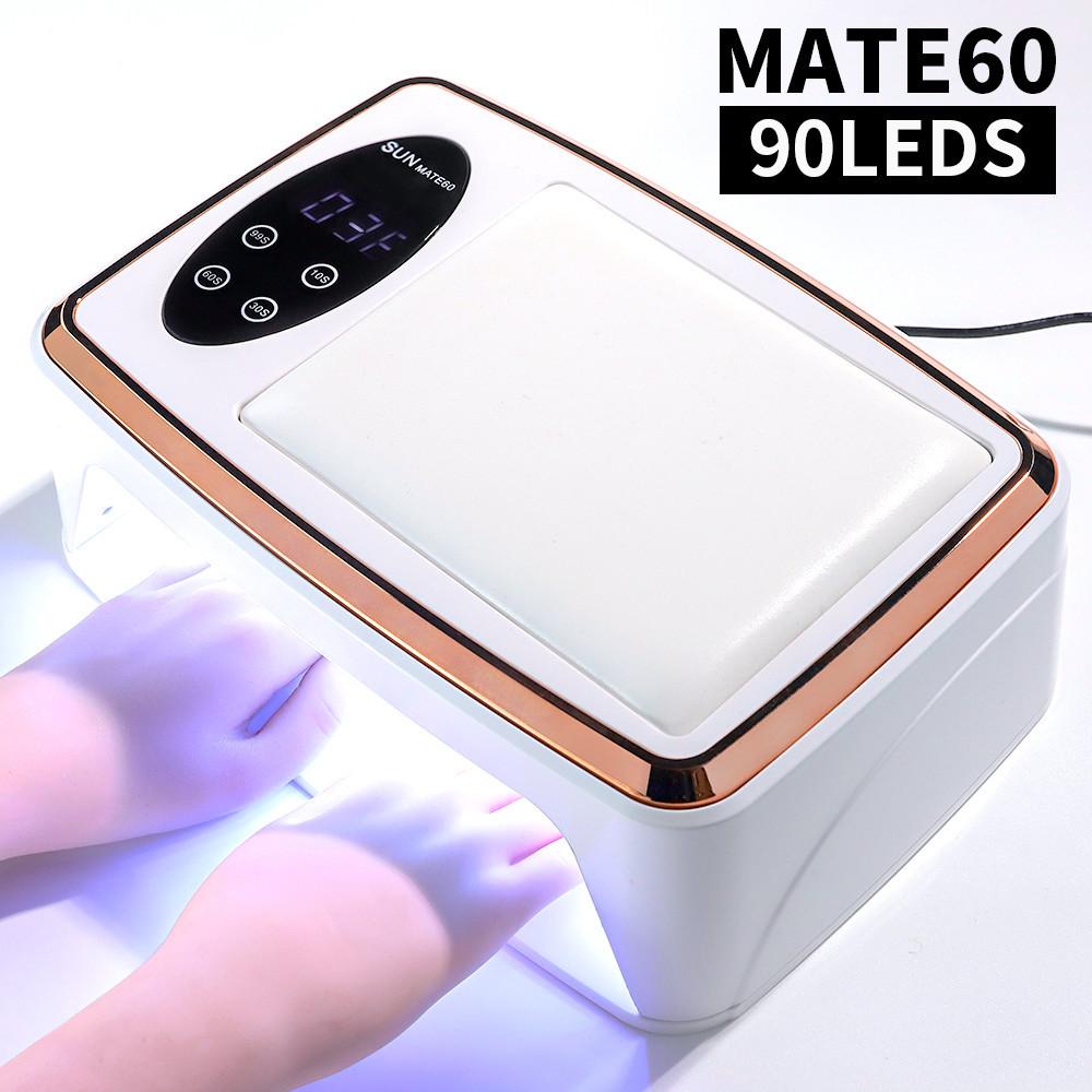 LIMEGIRL 2 in1 380W หมอนมือเล็บโคมไฟสําหรับเล็บเครื่องเป่าเครื่อง UV เจลเล็บ Sensing