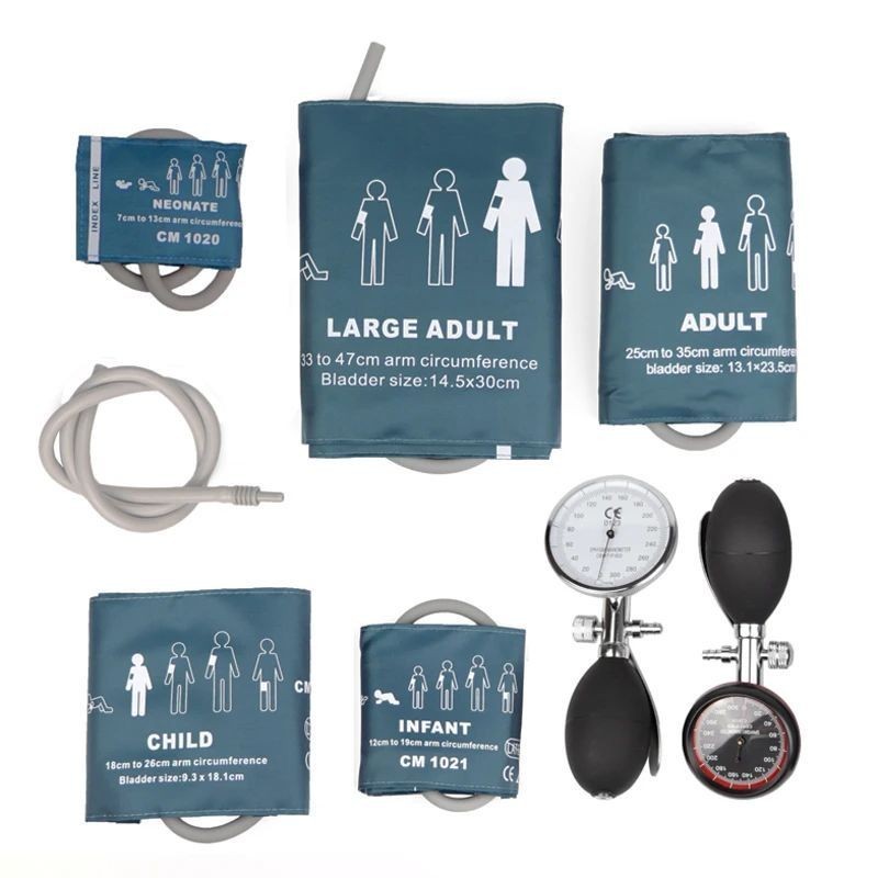 หลอดเดี่ยว Neonate เด็กทารกผู้ใหญ่แขนต้นขา Cuff อุปกรณ์เสริมสําหรับเมตร BP Aneroid Sphygmomanometer 