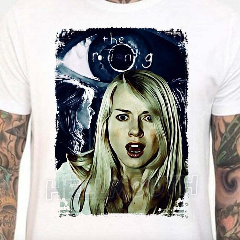 เสื้อยืด The Ring - บุรุษบุรุษขนาด S-XXL - Rachel Naomi Watts Horror cult