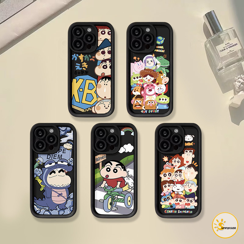 เคสนิ่มลายเครยอนชินจังสุดน่ารัก เข้าได้กับ Realme 11 C53 C12 C11 C67 C51 C21 C25 6i C55 C20A C17 C3 7i Note 50 C15 C20