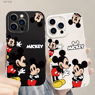 VIVO Y21 Y33S Y33T Y15S Y50 Y20 Y20S Y12S Y12A Y17 Y15 Y12 Y16 Y19 Y91C V25 V23 V23E V20 Pro 5G เคสวีโว่ เมาส์การ์ตูนเคส