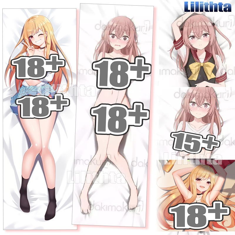 Dakimakura ปลอกหมอน My Dress-Up Darling Marin Kitagawa และ Sajuna Inui เกมอะนิเมะ Body-pillow ฝาครอบการ์ตูน Custom Made Body โยน