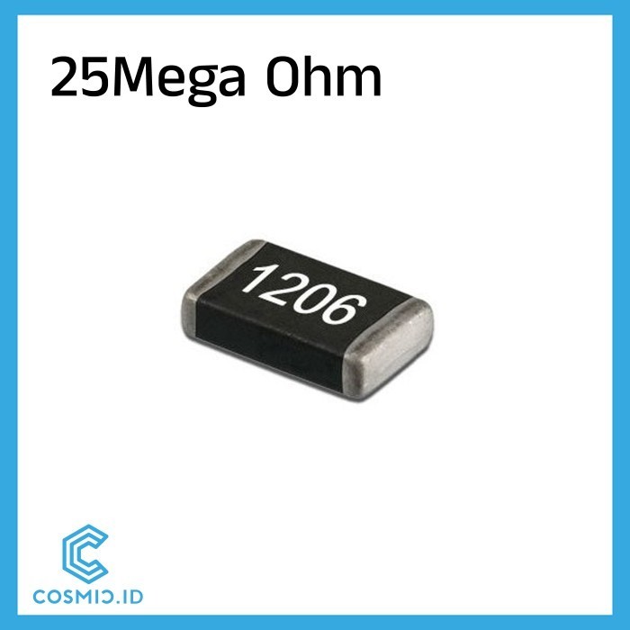 ตัวต้านทาน 25 MegaOhm MR 25MOhm 25M 1206 SMD SMT SMD1206