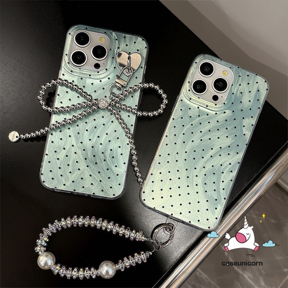 Luxury Bow สร้อยข้อมือ Feather เส้นด้ายสําหรับ Redmi 13 9C 9 13C 10 12C 10A 10C A1 12 A3 9A 9T A2 หมายเหตุ 12 13 11 10 9 8 10s 11s Pro Max Poco C61 M3 X6 C65 การ์ตูน จุดเคสนิ่ม