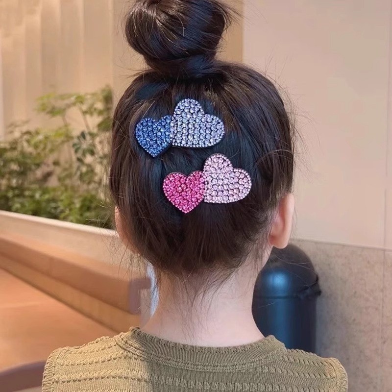 2ชิ้นชุดกิ๊บติดผมสําหรับผู้หญิงแฟชั่นเกาหลีใหม่อารมณ์ประกาย พลอยเทียม มุกเมฆดาวกิ๊บคลิปด้านข้างคลิปเรียบกิ๊บกิ๊บอุปกรณ์ผม - รูปที่ 5