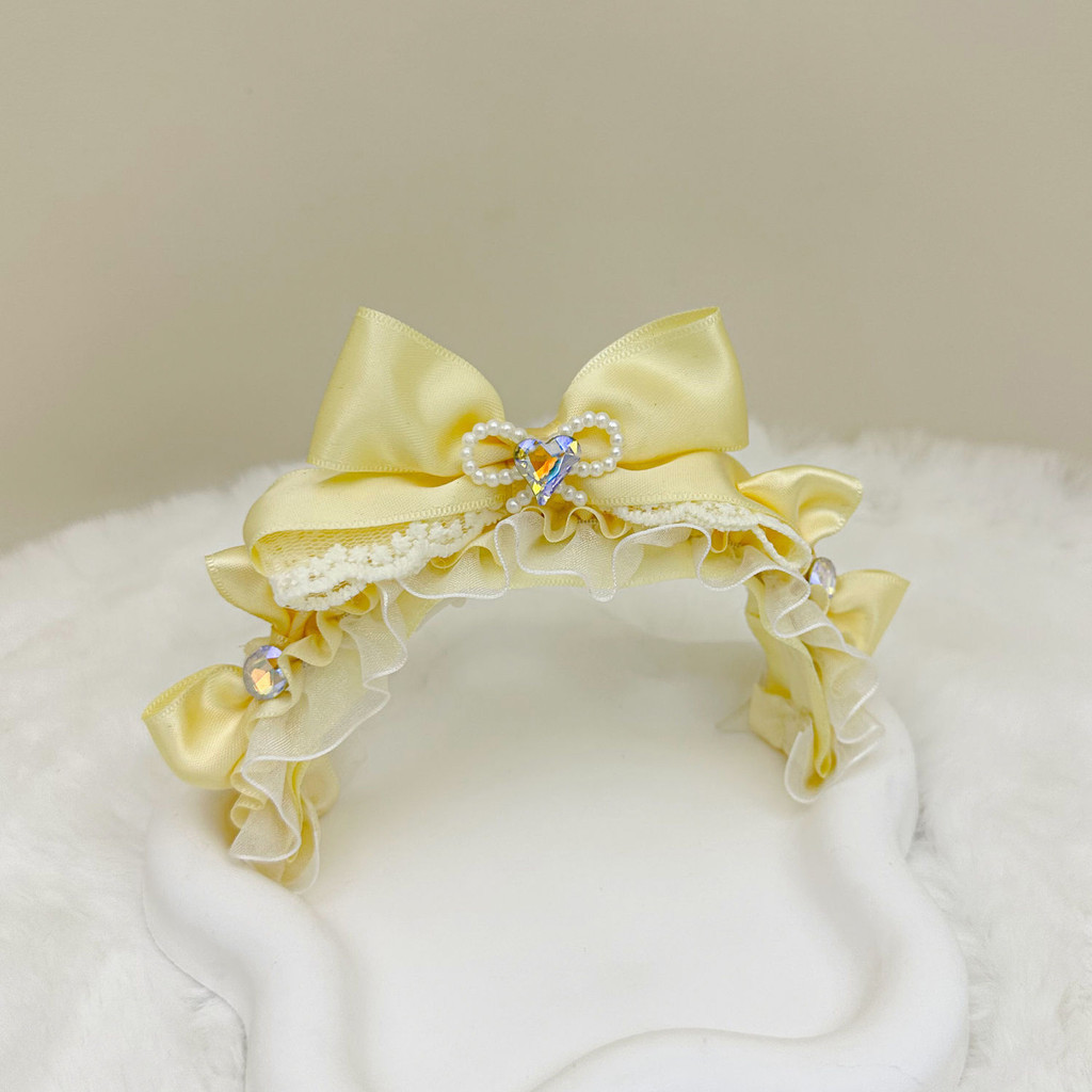 Bow Pet Hair Clip Headdress Dog bb Clip Mini Super Small Maltes Small Dog York Nose Bridge Clip/8.8