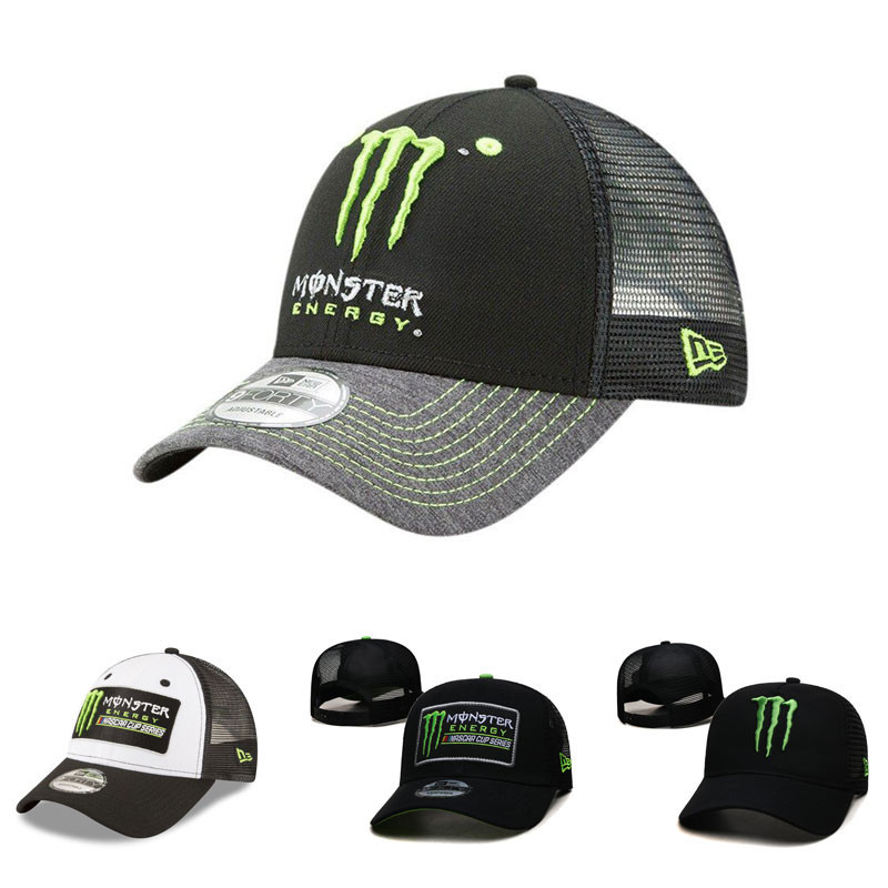 Monster Energy MotoGP Motorcross Snapback หมวกรถบรรทุกแข่งแบบปรับได้