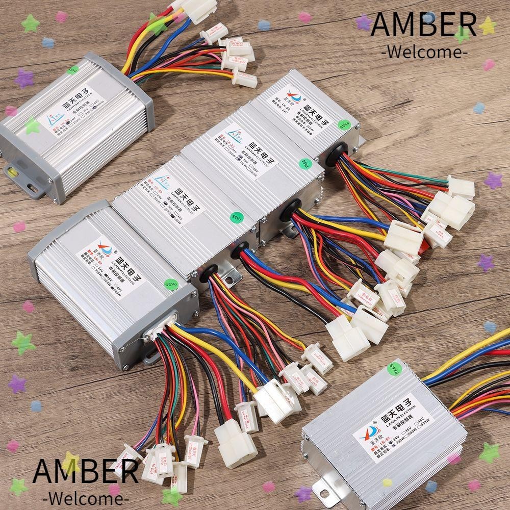 Amber ตัวควบคุมจักรยานไฟฟ้า 250W 350W 500W 800W 24V 36V 48V