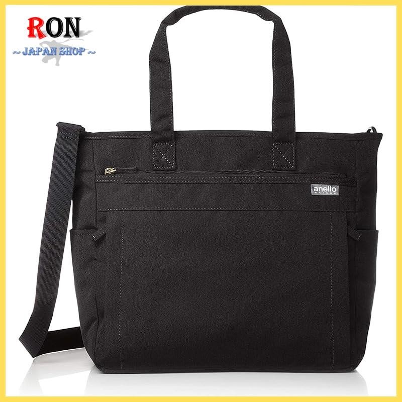 [Anello Grande] 2Way Tote Bag A4 Water-Repellent/Lightweight/10 Pockets/2Way Sps Guh2316Z Black [Ane