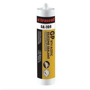 กาวอุดรอยรั่ว ซิลิโคน x’traseal  SA-105 GP จีพี 280 กรัม สูตรกันเชื้อรา ชนิดมีกรด อุดรอยรั่ว กันน้ำซ