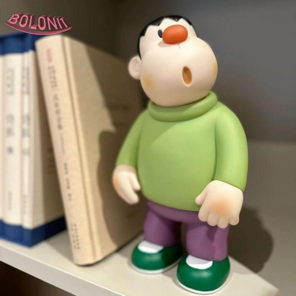 Bo Crayon Shin-chan Figure, รุ ่ น Q อะนิเมะไขมัน|Action Figure Toy,ประณีต 45cm/23cm Crooked Head Fat|การ ์ ตูนไขมัน|เด ็ กโมเดล PVC