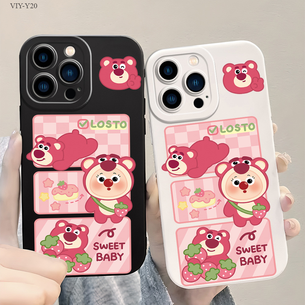 VIVO Y21 Y33S Y33T Y15S Y50 Y20 Y20S Y12S Y12A Y17 Y15 Y12 Y16 Y19 Y91C V25 V23 V23E V20 Pro 5G เคสวีโว่ เมฆดอกไม้ เคส