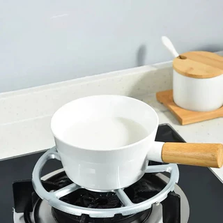 SZX สากลลื่นเตาเหล็ก Trivets สำหรับห้องครัวกระทะ Cooktop ช่วงผู้ถือกระทะยืนชั้นวางเตานมผู้ถือหม้อสำหรับเตาก๊าซ