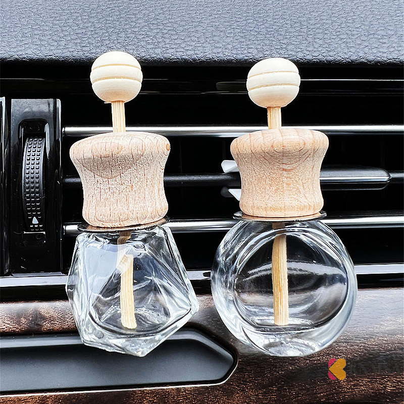 Knmsa] Air Freshener เครื่องประดับแต่งหน้า Vent ขวดแก้วเปล่าตกแต่งขวดแก้วเดิมสนคอเต่าเดิมไม่เป็นไร