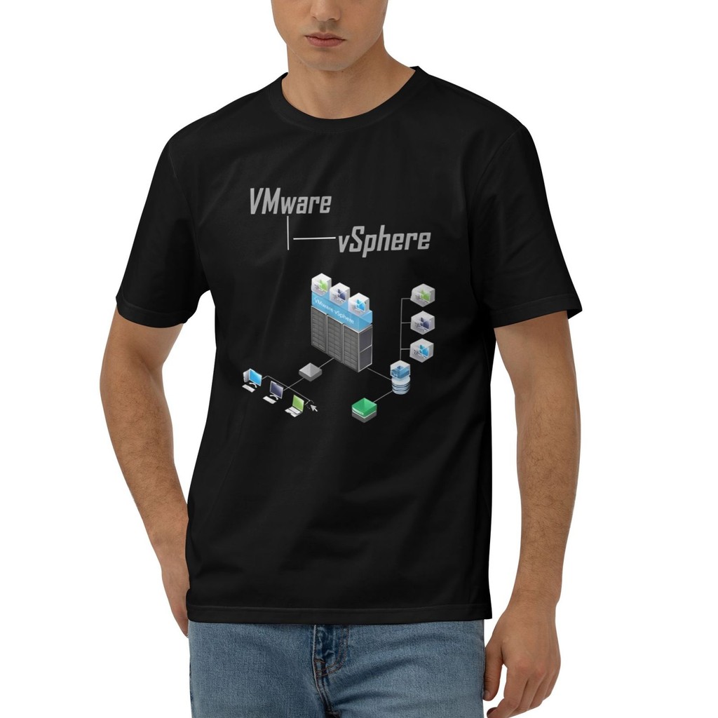 Vmware Vsphere Novelty ManS Tshirt ผ้าฝ้ายใหม่
