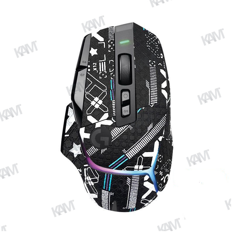 Kam สําหรับ Logitechs G502X PLUS ไร้สาย/แบบมีสายเมาส์ grip เทปสเก็ตสติกเกอร์ทําด้วยมือสติกเกอร์ป้องกันเหงื่อยืดหยุ่นลื่นที่ละเอียดอ่อนด้านข้าง grip ฟิล์มป้องกันดูดซับเหงื่อ - รูปที่ 3