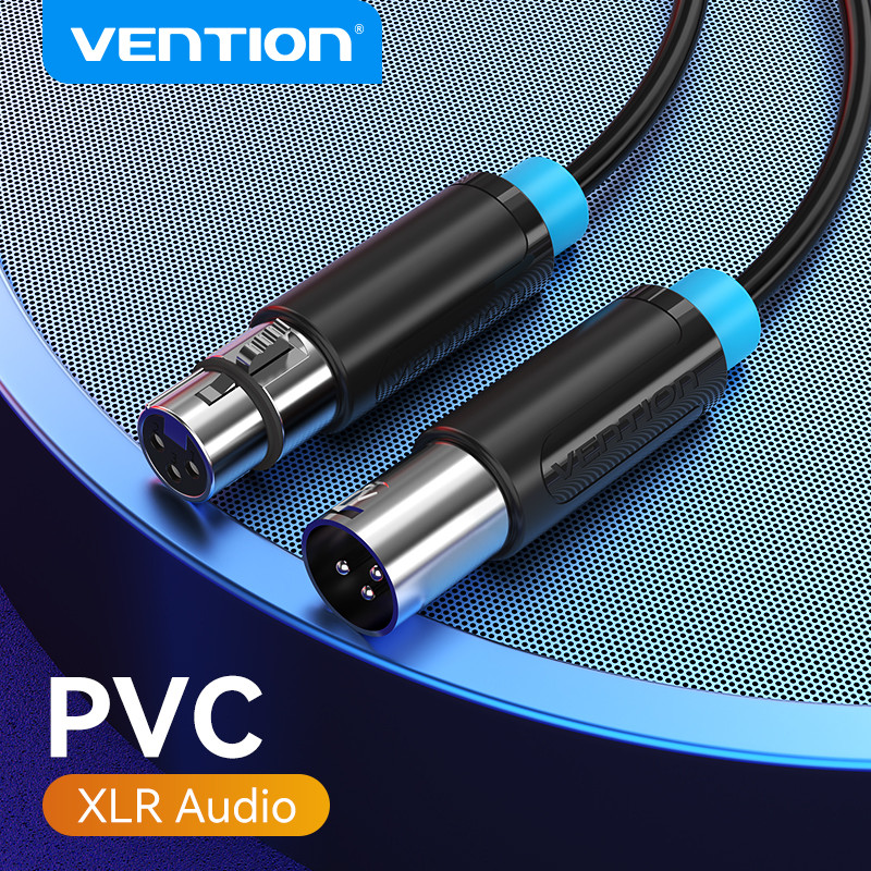 Vention XLR Audio Extension Cable XLR male to female audio cable Stereo Microphone extended transmis