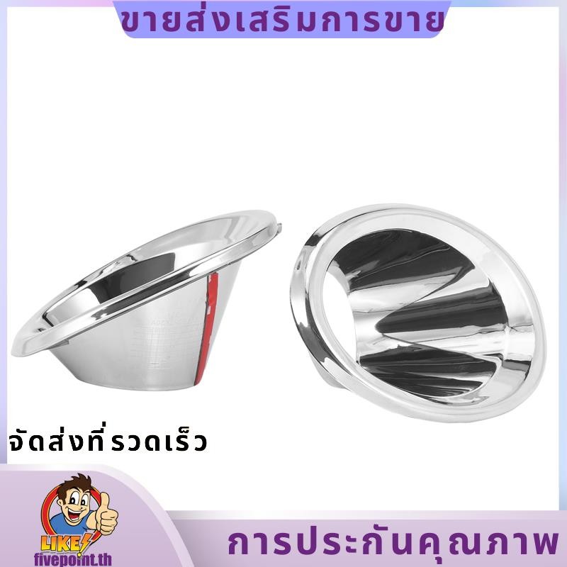 ไฟตัดหมอกด้านหน้าฝาครอบ ABS Chrome อุปกรณ์ตกแต่งรถยนต์สําหรับ Nissan Nv200 Evalia 2010 2013 2014 201