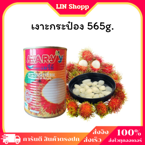 {พร้อมส่ง} เงาะใน​น้ำเชื่อม​ เงาะ​กระป๋อง​ เงาะ​เมรีย์​ Mary'y​ ลูกใหญ่​คัดพิเศษ​​ เงาะ ในน้ำเชื่อม