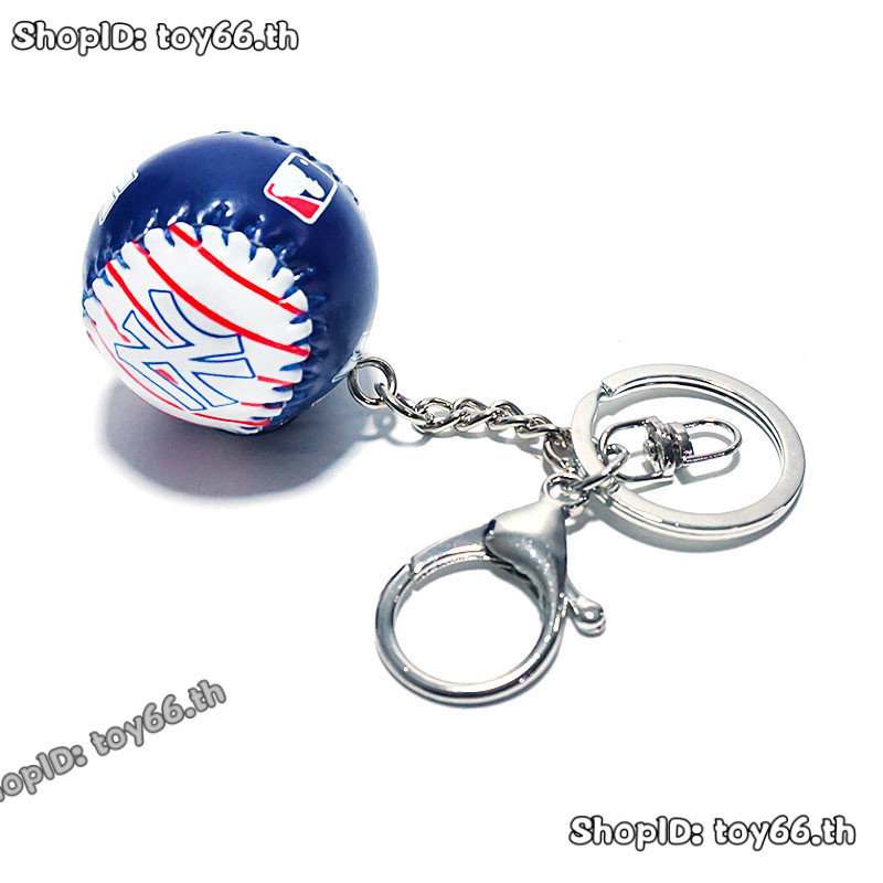 พวงกุญแจ จี้เบสบอล MLB LA Dodgers