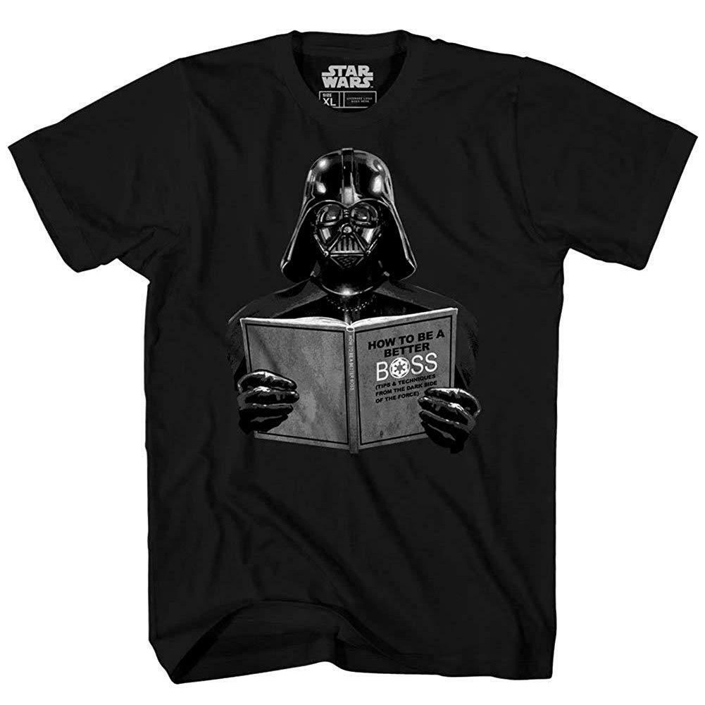 [พร้อมส่ง] เสื้อยืด พิมพ์ลาย Star Wars Darth Vader Dark Side Empire Humor Pun สําหรับผู้ชาย.