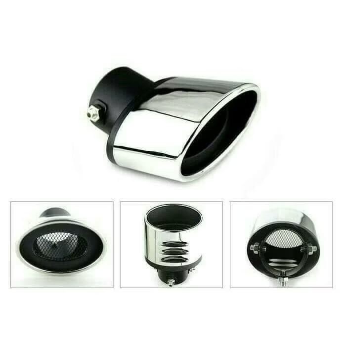 EXHAUST TIP VARIATION BEND TYPE 6311 CHROME
