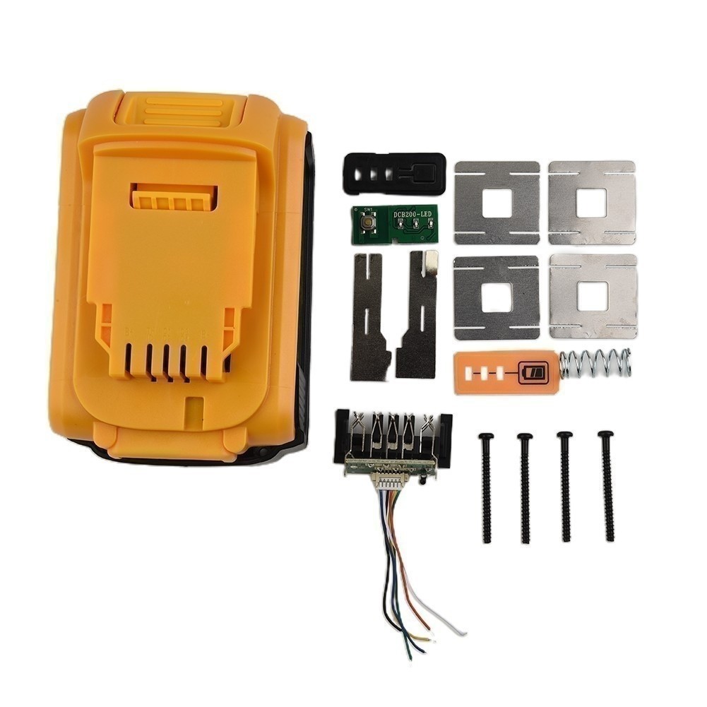 【WIK】Dcb200 แบตเตอรี่พลาสติก PCB ป้องกันแผงวงจรสําหรับ 18V 20V