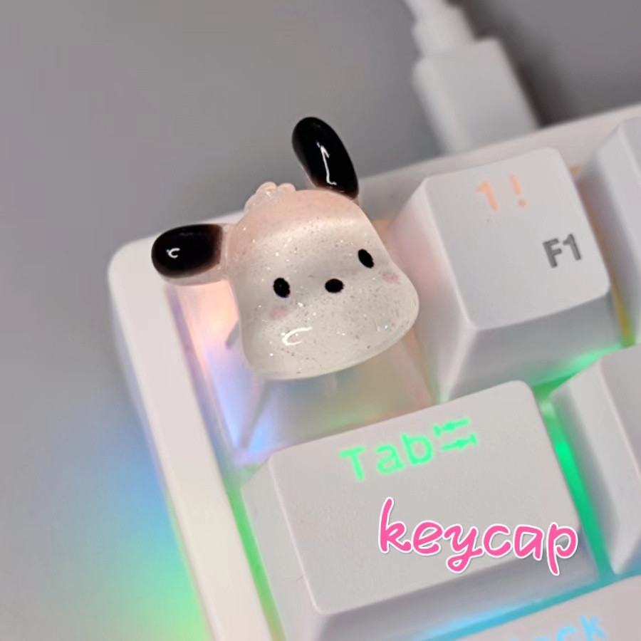 ปุ่มกด สุนัขปาชาโปร่งแสงเหมาะสําหรับปุ่มกดคีย์บอร์ดแบบกลไก ESC