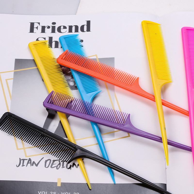 หวีปลายแหลม หวีหาง  หวีจัดแต่งทรงผม #Z-0019