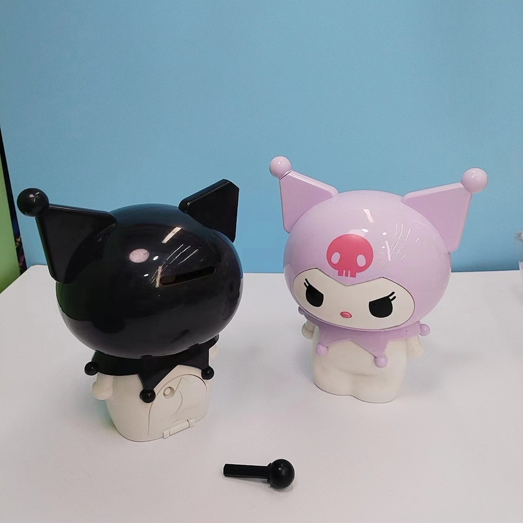 SANRIO ซานริโอ,กระปุกออมสิน,กระปุกออมสินพร้อมกุญแจ,น่ารัก,ของขวัญสําหรับเด็ก,เก็บเงิน,กระเป๋าใส่เหรียญ