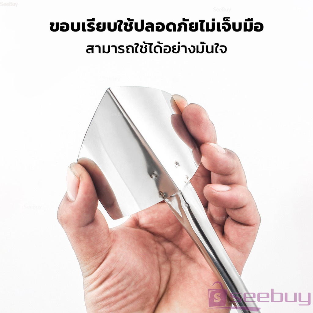SUY เกรียงฉาบสแตนเลส ภายนอก/ภายใน ขูดโคลนไดอะตอม สีโป๊ว ขูดฝุ่นผนัง Wall Corner Scraper ราคา ถูกที่สุด ดีลบีเคเค แกลเลอรีภาพที่ 3